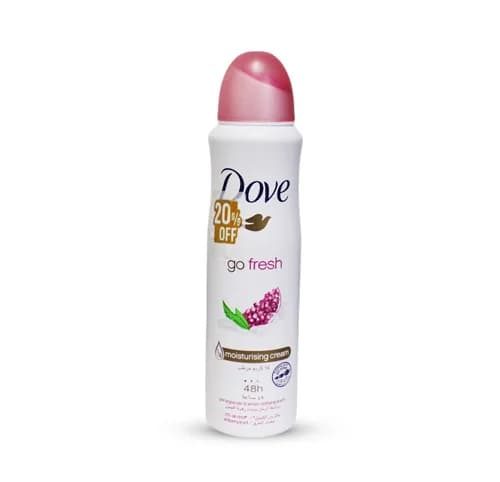 Dove ( Fresh Pomegranate ) Antiperspirant Deodorant Spray 150ml - Promoback