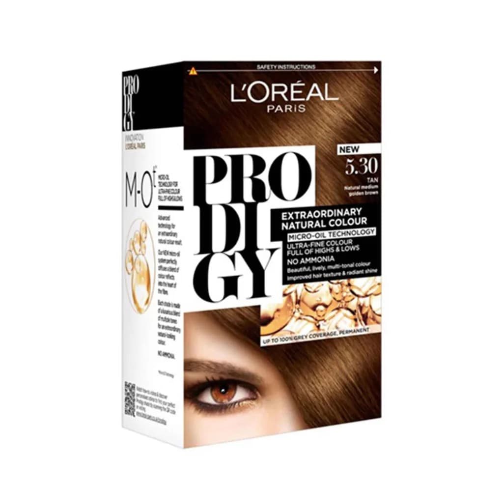 L'oreal Prodigy Ammonia Free Hair Color - 5.3 Light Golden Brown