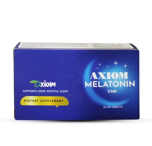 Axiom Melatonin 3mg 30 Sustained Release Tablets