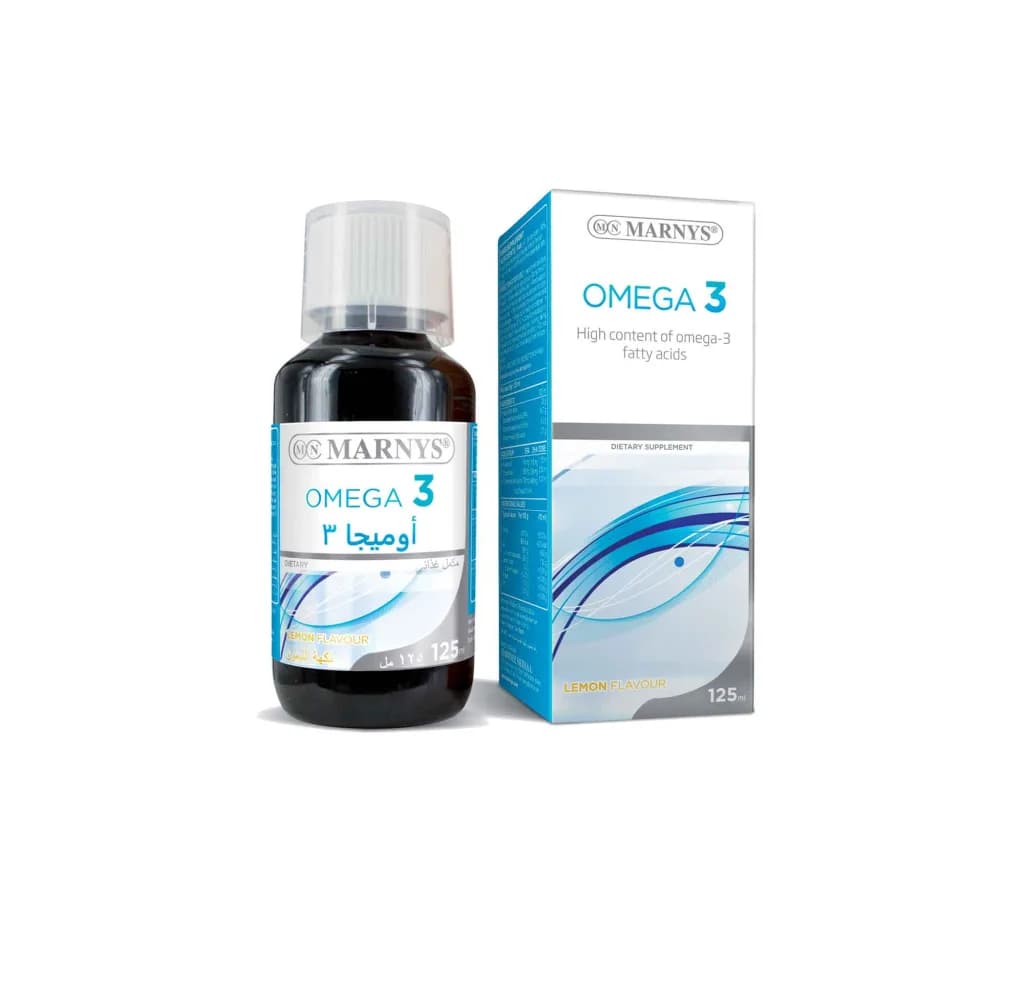 Marnys Omega 3 Lemon Syrup 125Ml