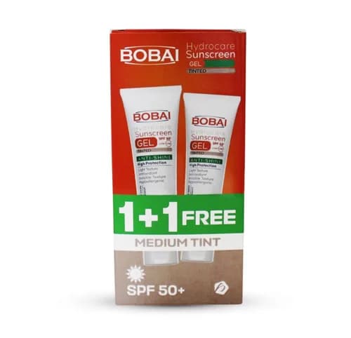 BOBAI SUNSCREEN 50+GEL-MED.TINT 50M 1+1