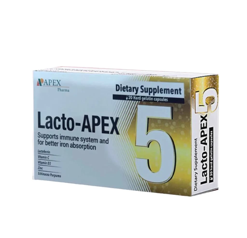 Lacto-Apex 5 - 20 Hard Gelatin Capsules