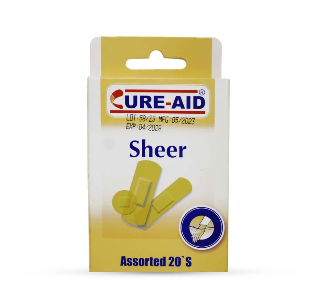 CURE AID SHEER 20PCS