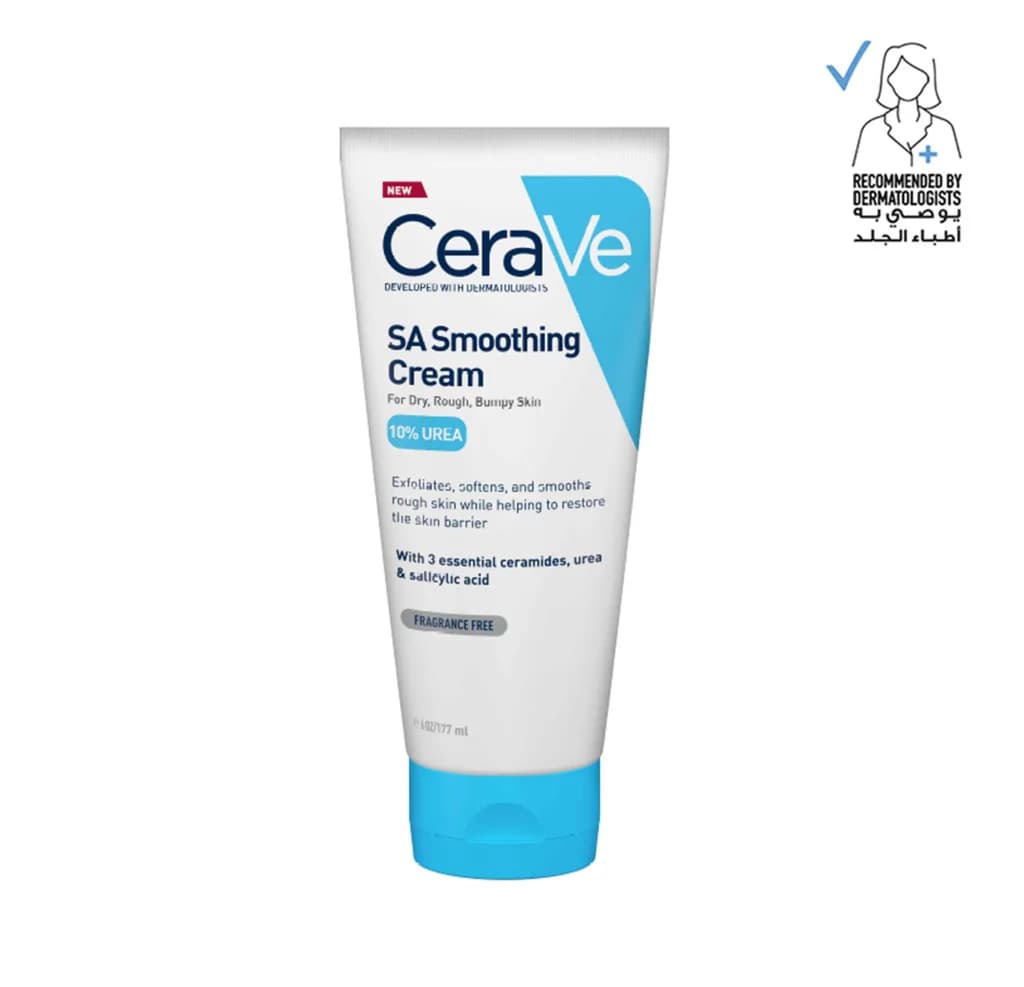 Cerave For Dry, Rough, Uneven Skin With Urea, Salicylic Acid, Hyaluronic Acid And 3 Essential Ceramides 177 Ml