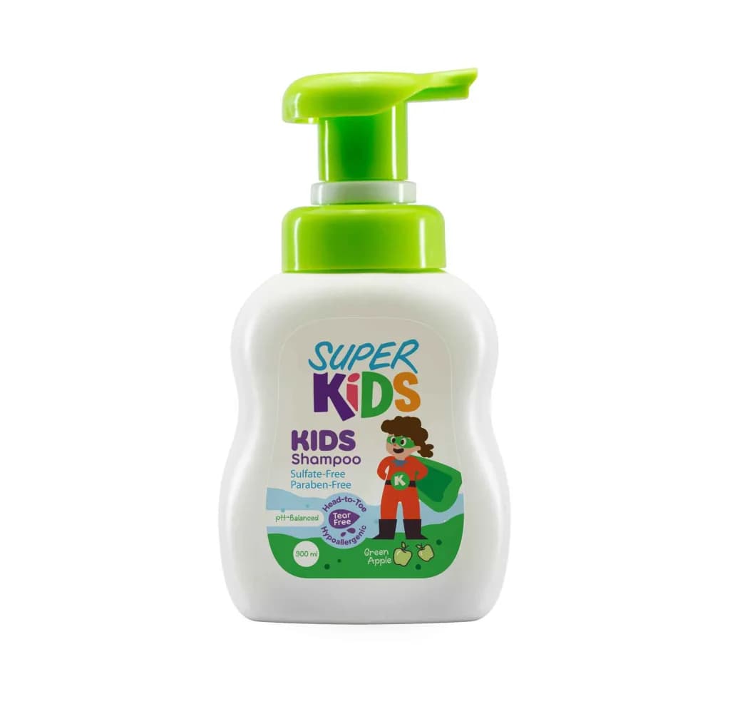 Superkids Green Apple Fragrance Kids Shampoo 300ml