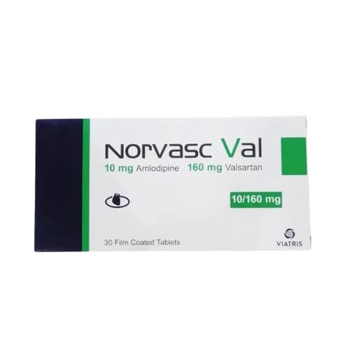 Norvasc Val 10/160mg 30 Film Tablets