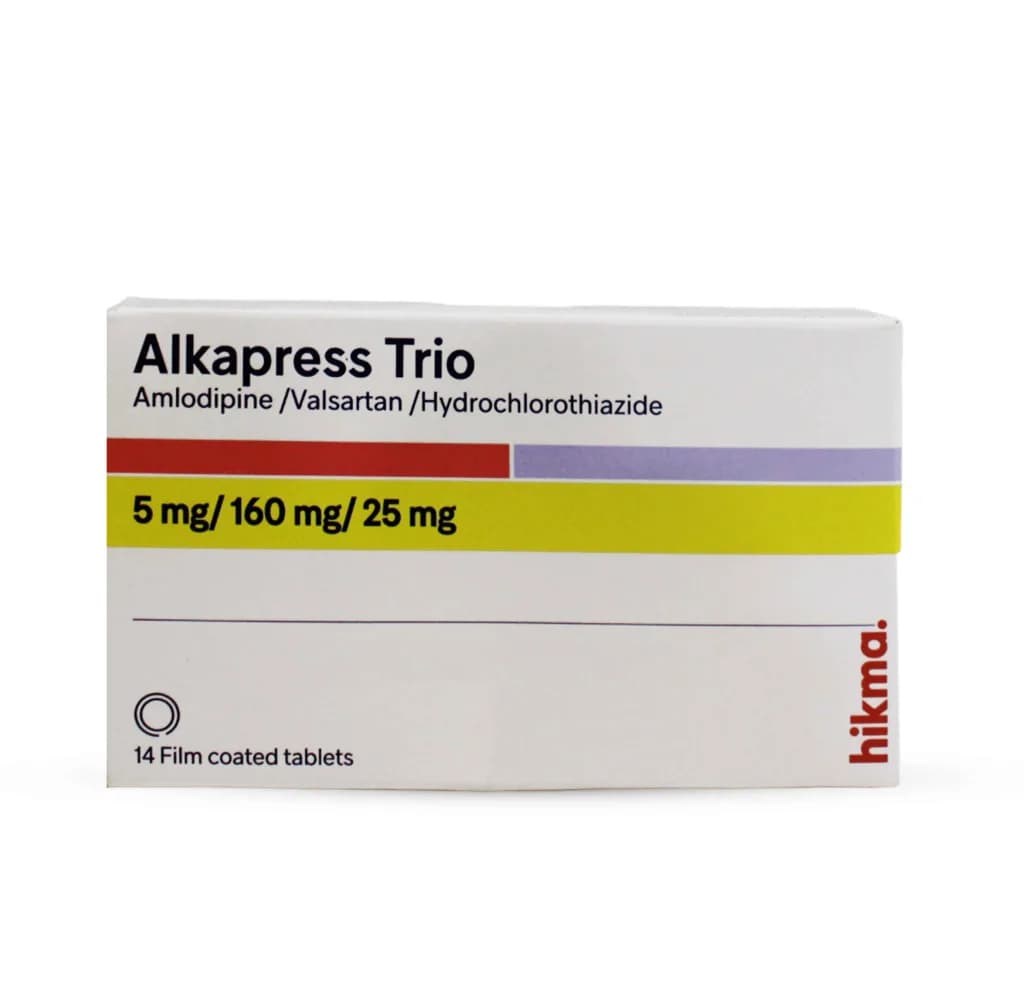 ALKAPRESS TRIO 5/160/25MG 14/FC TAB