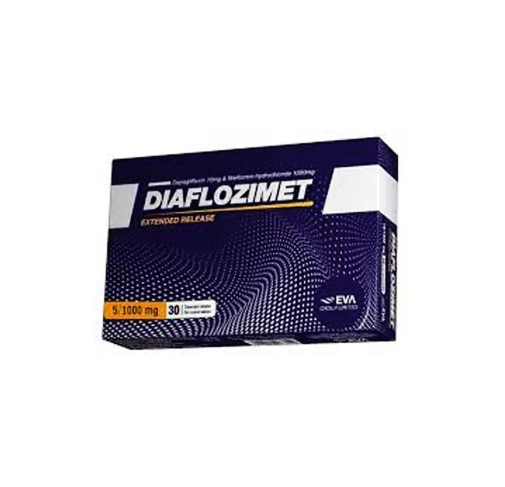 Diaflozimet 5/1000Mg 30 Tablets