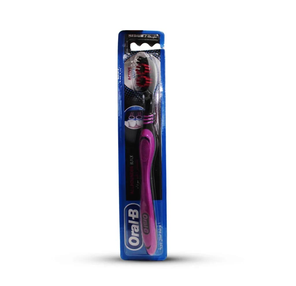 ORAL-B ALLROUNDER BLACK MEDIUM