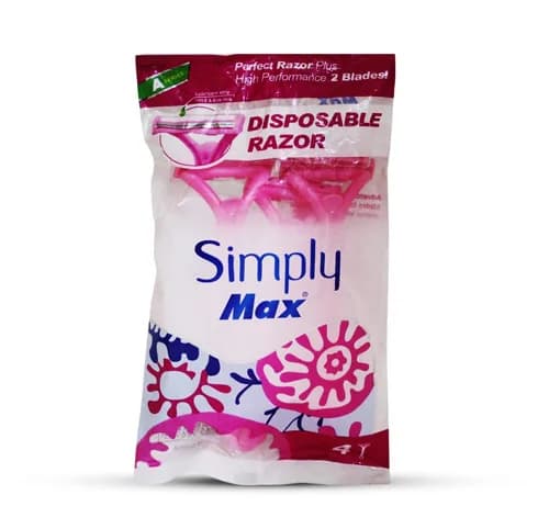 Simply Max Disposable Razor for Women 4Pcs