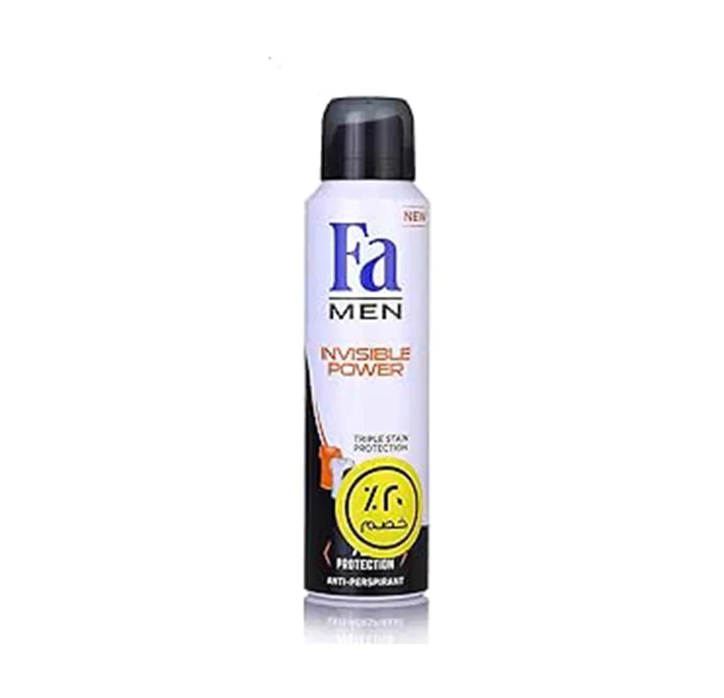 Fa Men Deo Spray Invisible Power 150Ml-20 Percent Offer