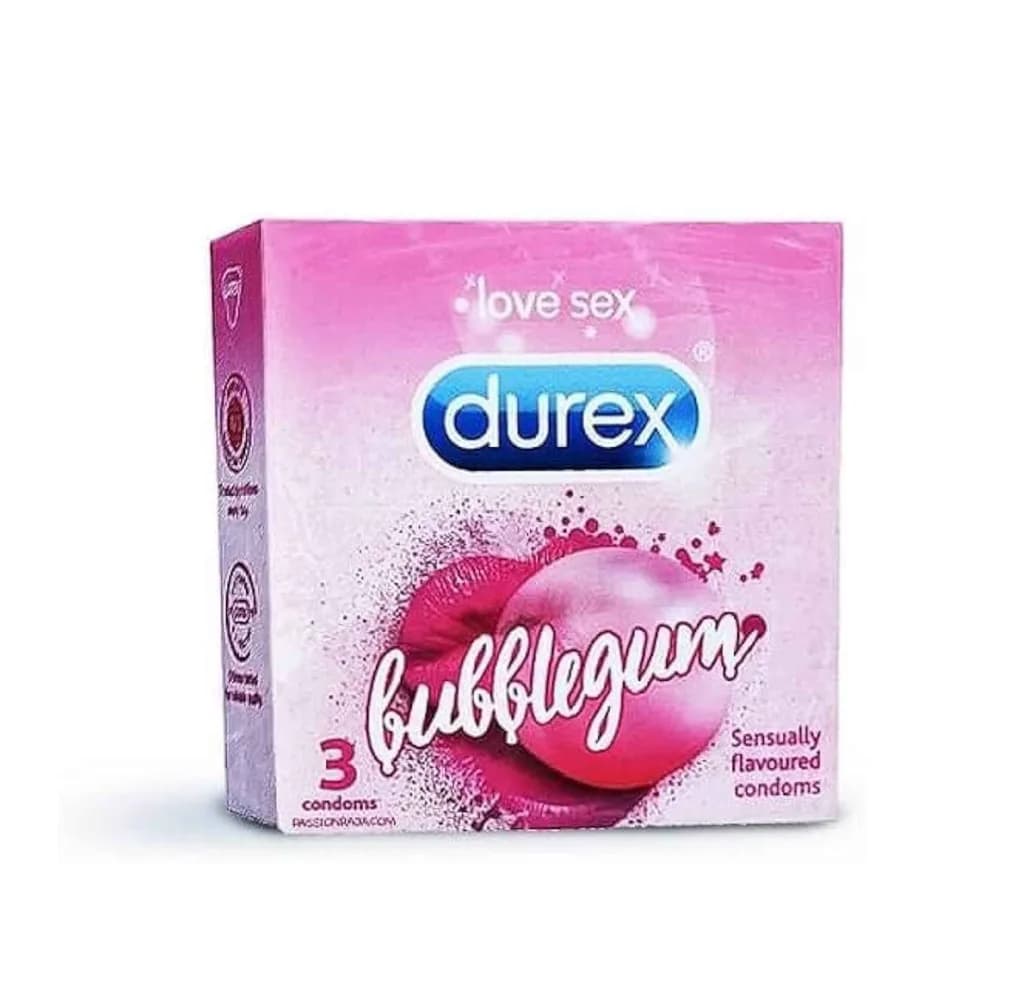 Durex Condoms Extra Bubble gum 3Pcs