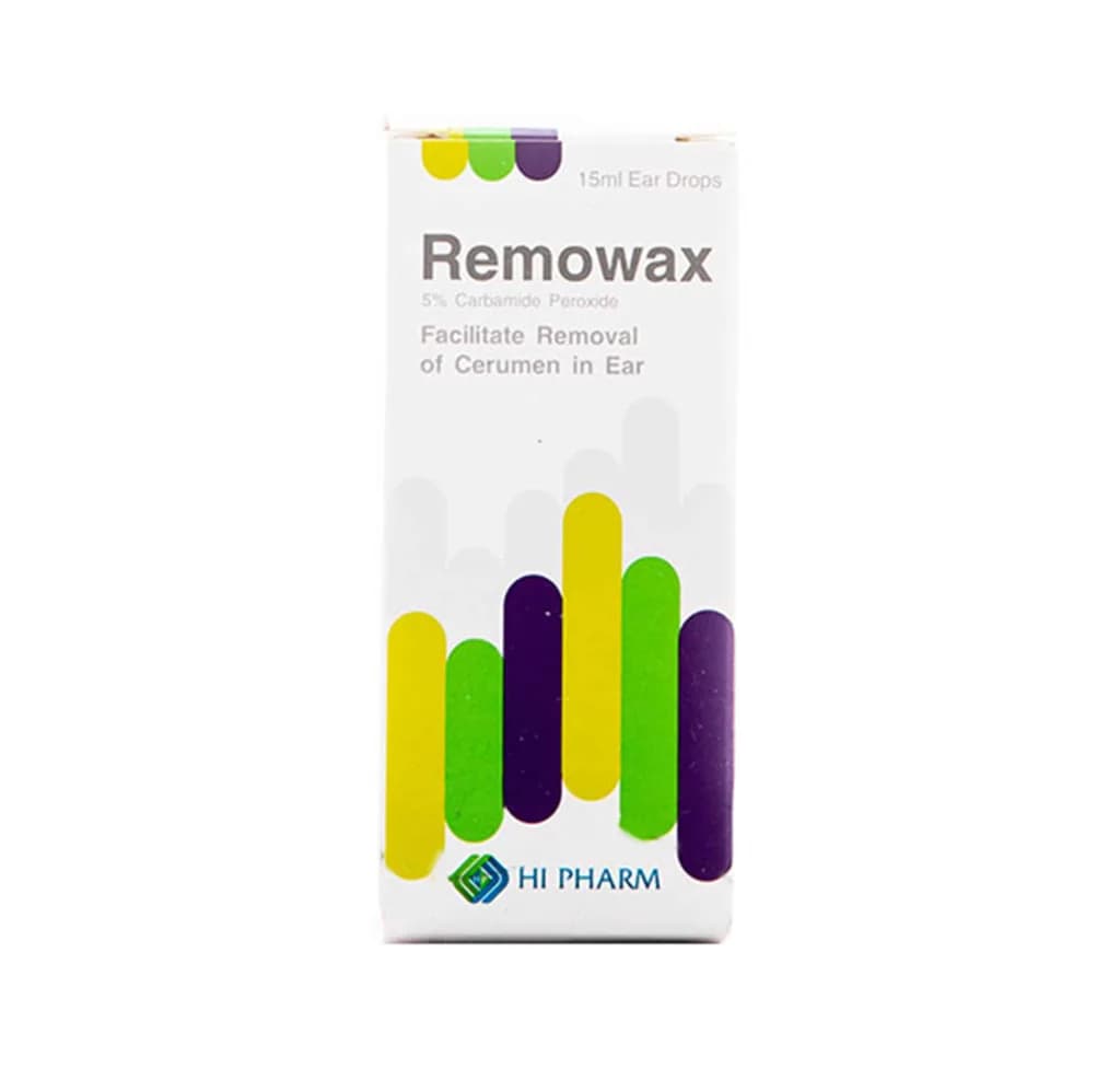 Remowax 5% Ear Drops 15Ml