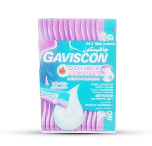 GAVISCON DOUBLE ACTION  LIQUID 24/SACH ?