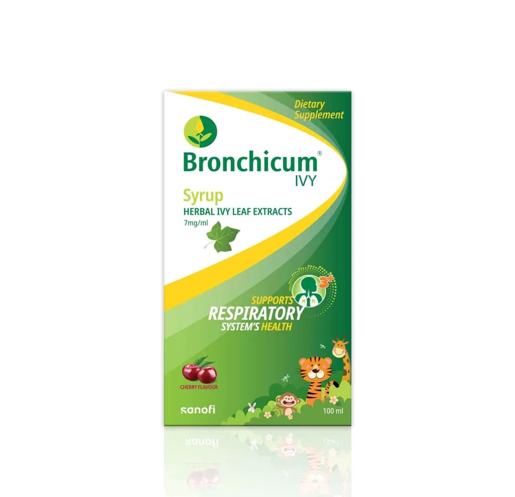 Bronchicum Ivy Cherry Flavour Syrup 100Ml