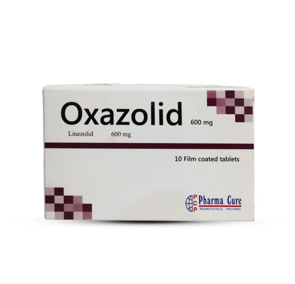Oxazolid 600Mg 10 Film Coated Tablets