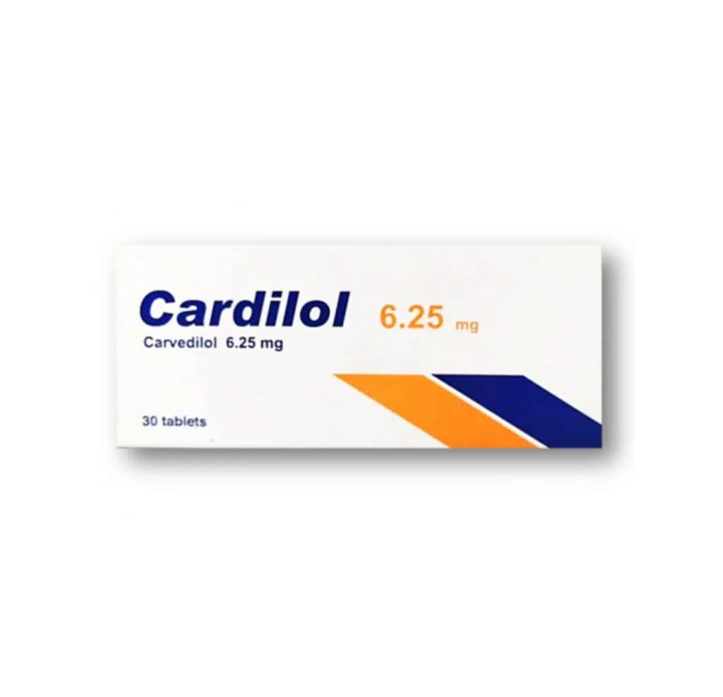 Cardilol 6.25Mg 30 Tablets