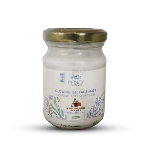 Infinity Naturals Glowing Gel Face Mask 200gm ( All Skin's Types )