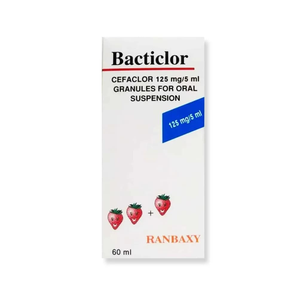 BACTICLOR 125MG/5ML SUSP 60ML