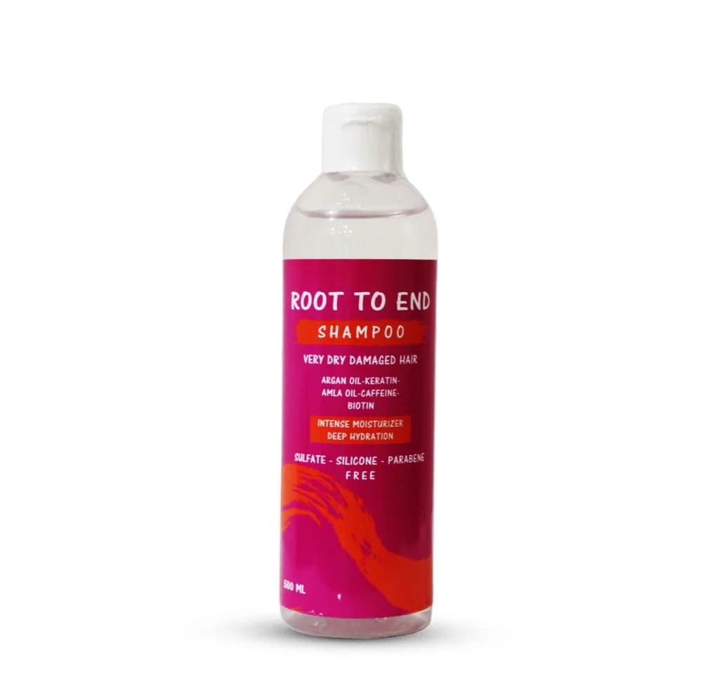 Root To End Shampoo for Dry and Damaged Hair 500ml