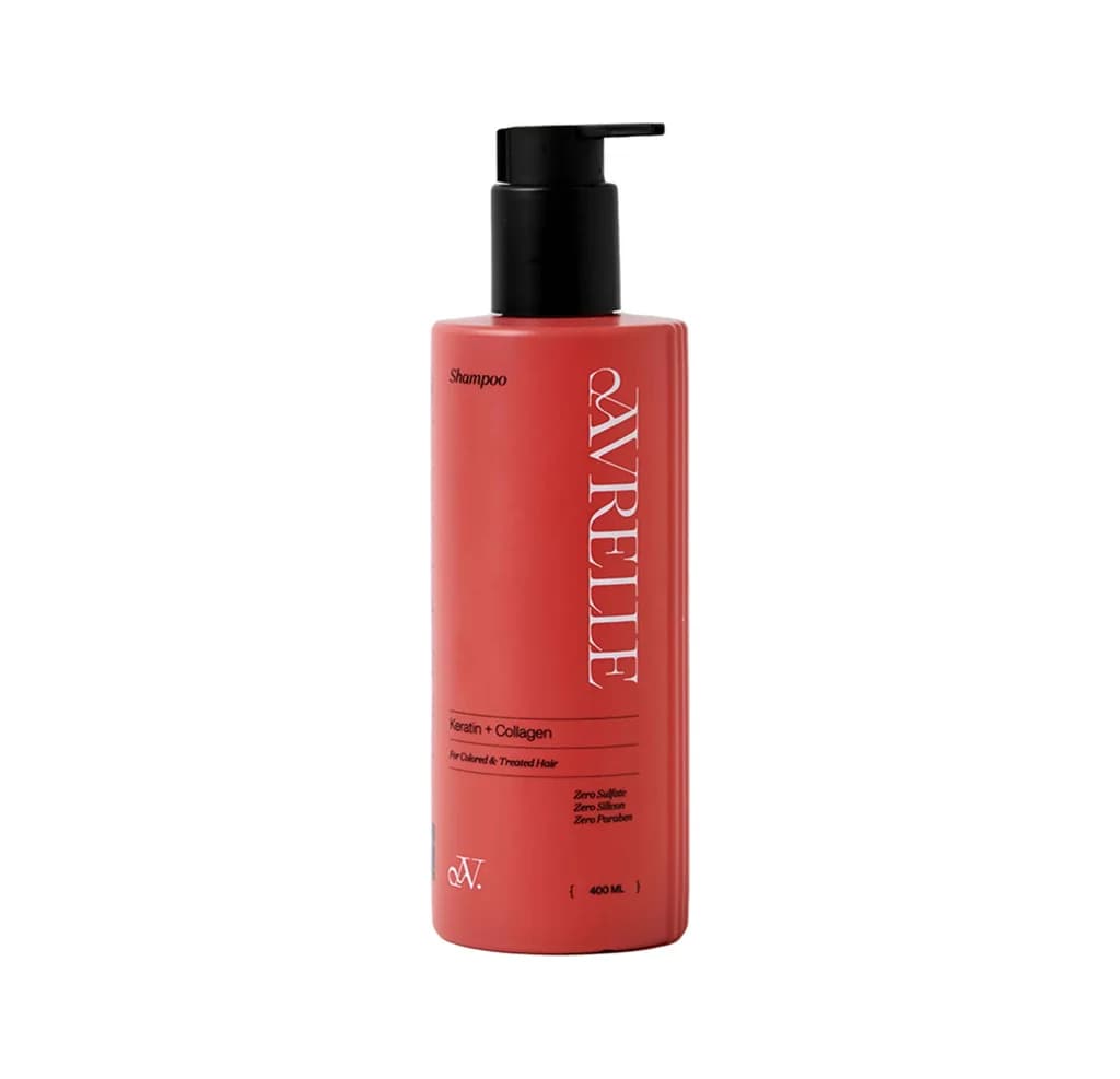 Avrelle Hair Shampoo With Keratin & Collagen For Colored & Treated Hair 400Ml