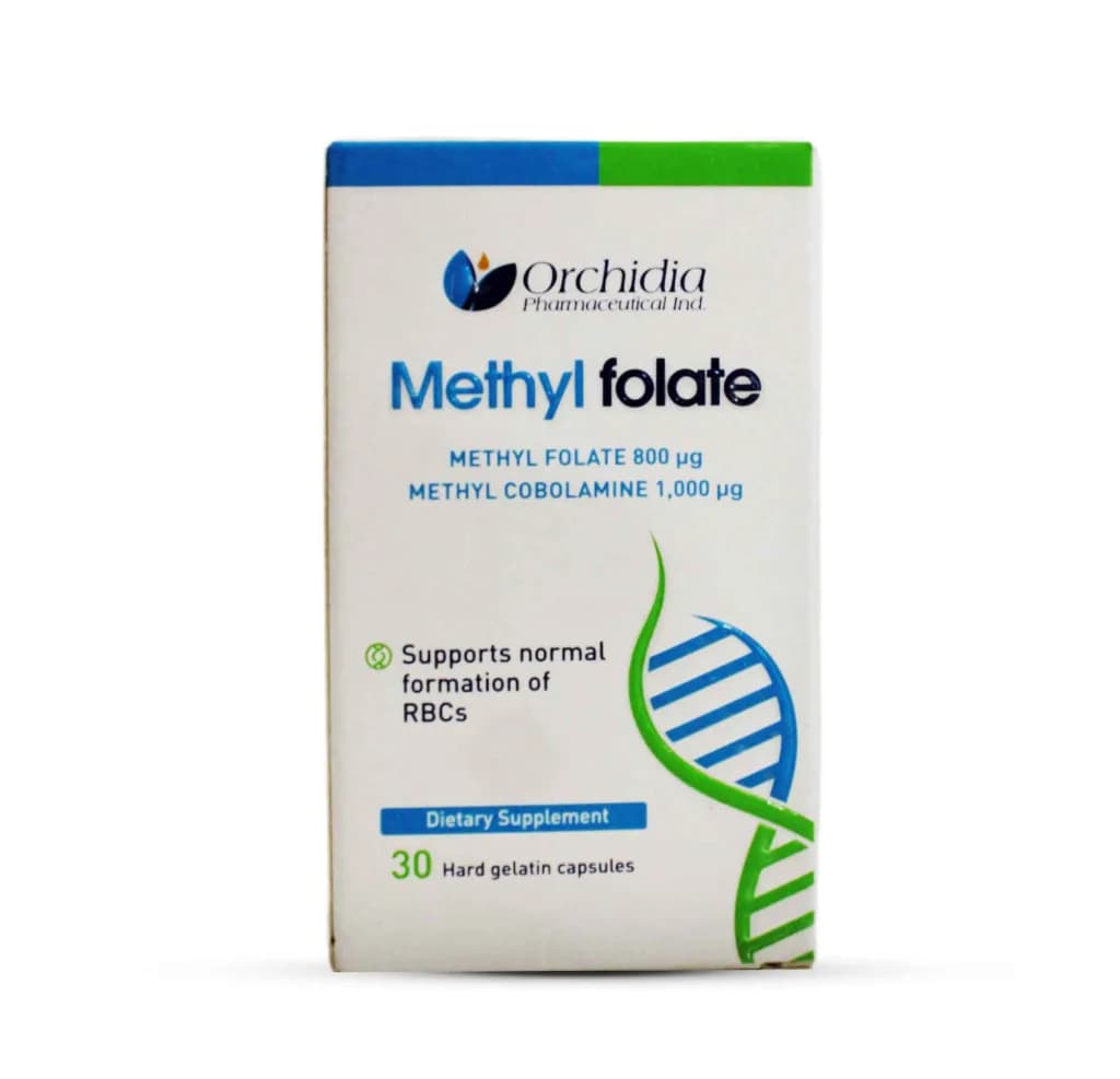 Methyl Folate 800µg/1000µg 30 Capsules