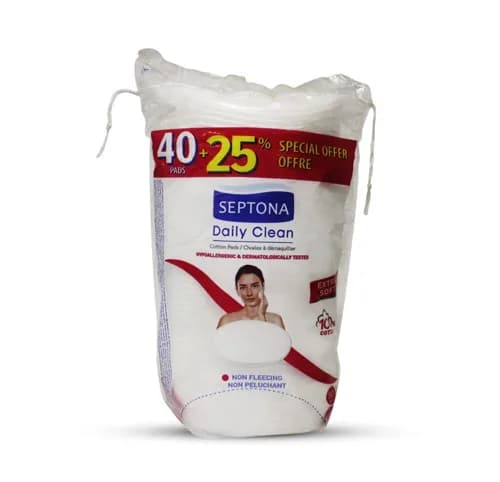 Septona Extra Soft Daily Clean Cotton Pads  ( Makeup ) 40+25%Offer
