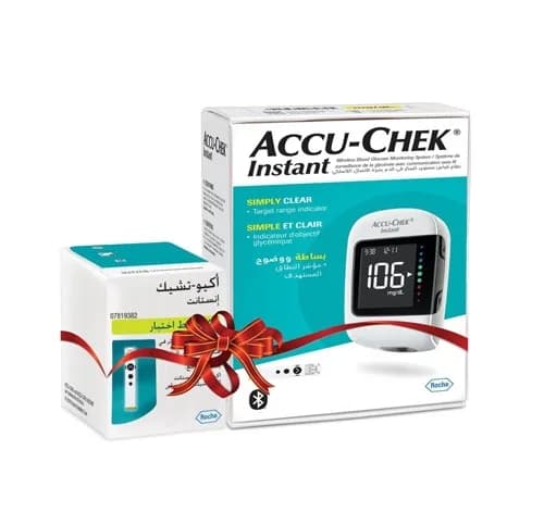 Accu Chek Instant Blood Glucose Monitor+ 50 Strips