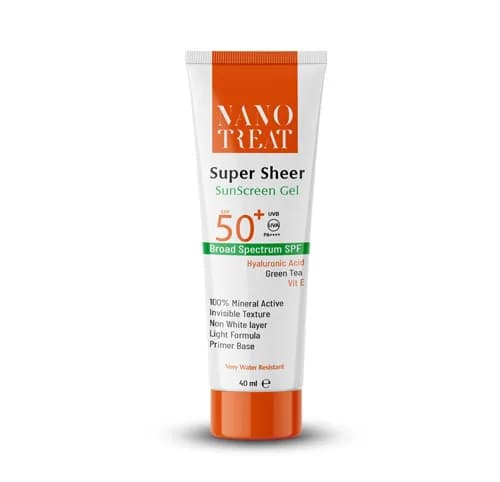 NANO TREAT SUN 50+GEL SUP.SHEER 40ML