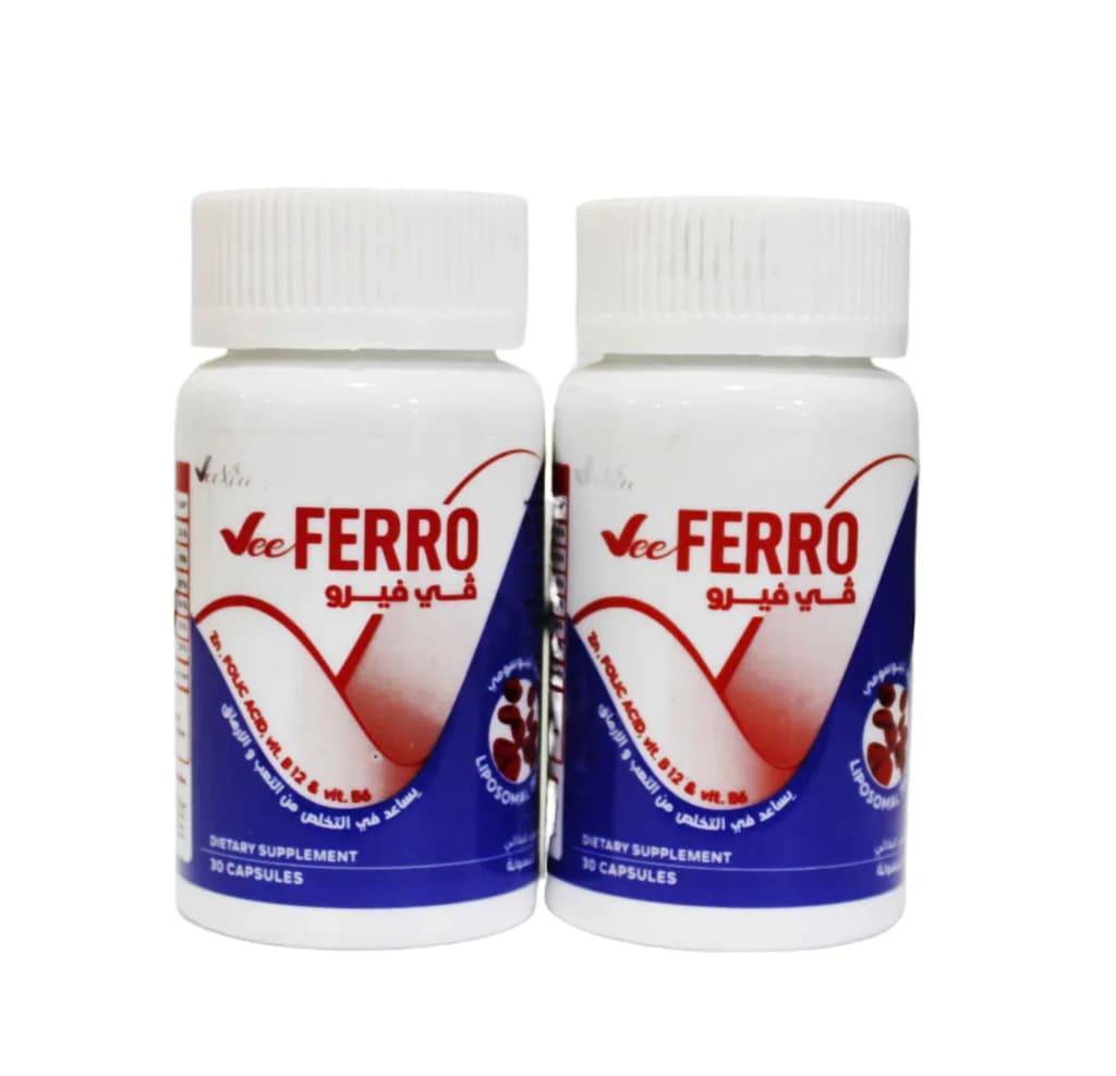 Vee Ferro Dietary Supplement 30 Capsules 1+50% Offer