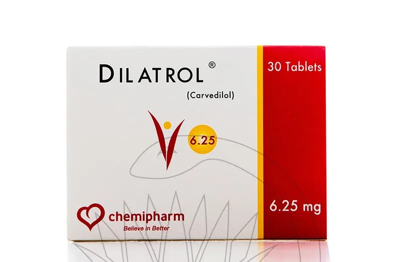 Dilatrol 6.25Mg 30 Tablets