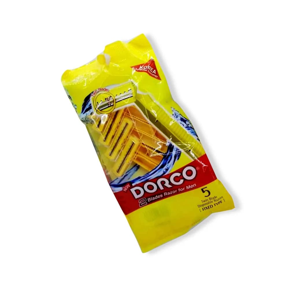 Dorco Td708N Disposable Razors Yellow (5+1)