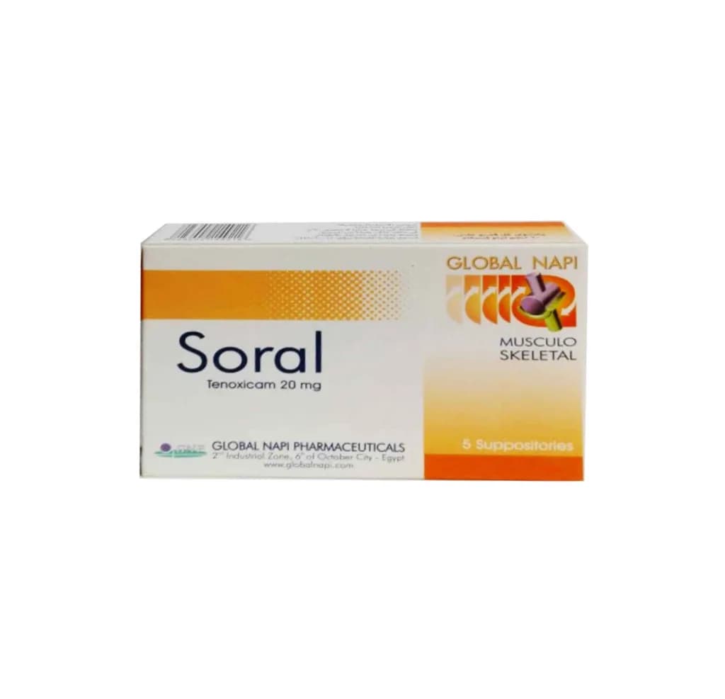 SORAL 20MG 5/SUPP