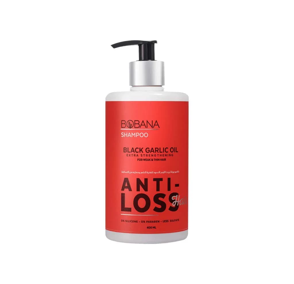 Bobana Hair Shampoo With Black Garlic Oil 400