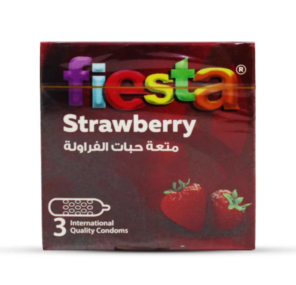 Fiesta Condoms Strawberry 3P