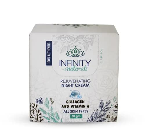 Infinity Naturals Rejuvenating Night Cream Collagen & Vit A ( All Skin Type ) 40ml