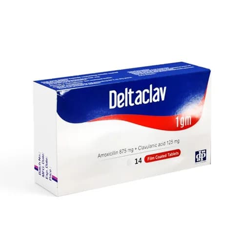 Deltaclav 1gm 14 Film Coated Tablets