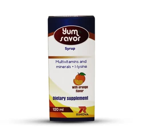 Yum Savor Multi-Vitamins Syrup ( Orange Flavor ) 120ml