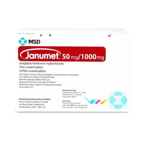 JANUMET 50/1000MG 56/TAB  ?
