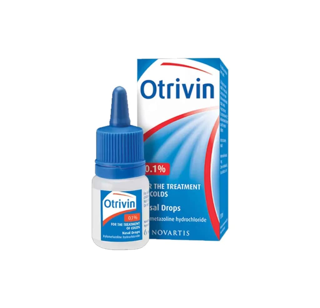 Otrivin Adult 0.1% Nasal Drops 15Ml