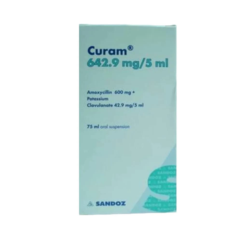CURAM 642.9MG/5ML SUSP 75ML