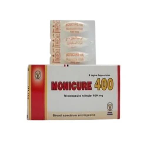 Monicure 400mg 3 Vaginal Suppositories