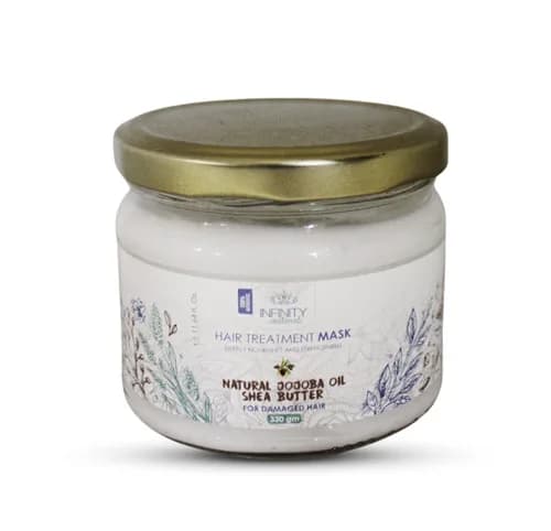 Infinity Naturals Hair Treatment Mask 100 % Natural Jojoba Oil and Shea Butter 300ml