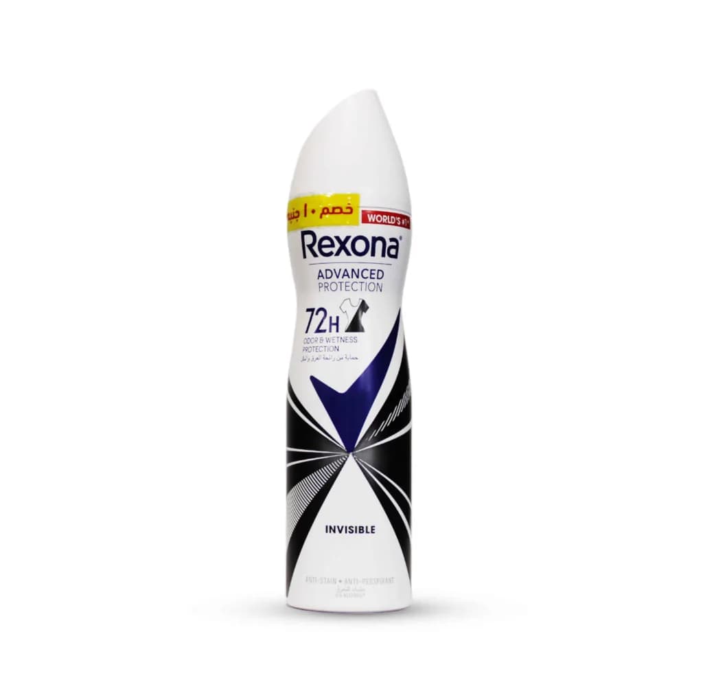 Rexona Women (  Antibacterial Invisible ) Antiperspirant Deodorant Spray 150ml - Offer