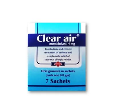 CLEAR AIR GRANULES  4MG 7/SACH