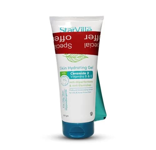 StarVille Offer Acne Prone Skin Facial Gel Cleanser 200ml + Acne Prone Skin Hydrate 200ml