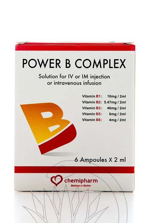 Power B Complex 2Ml 6 Ampoules