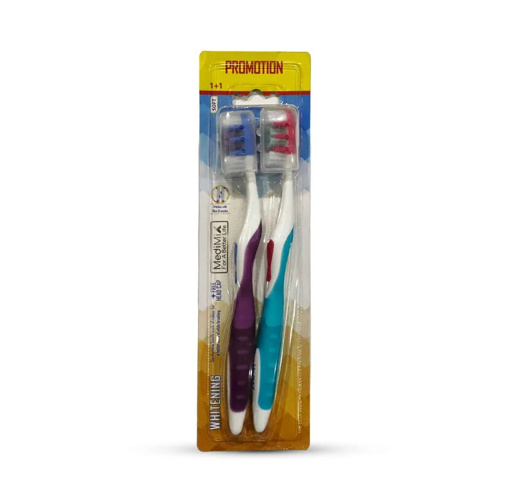 Medimix Toothbrush Whitening - Soft (1+1) Promopack
