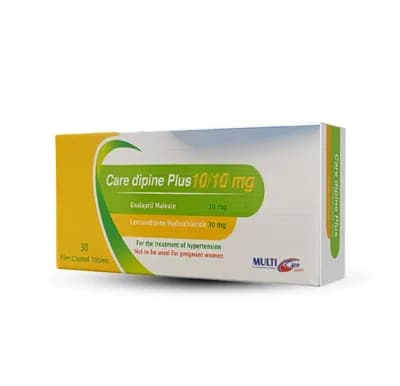 CARE DIPINE PLUS 10/10MG 30/TAB