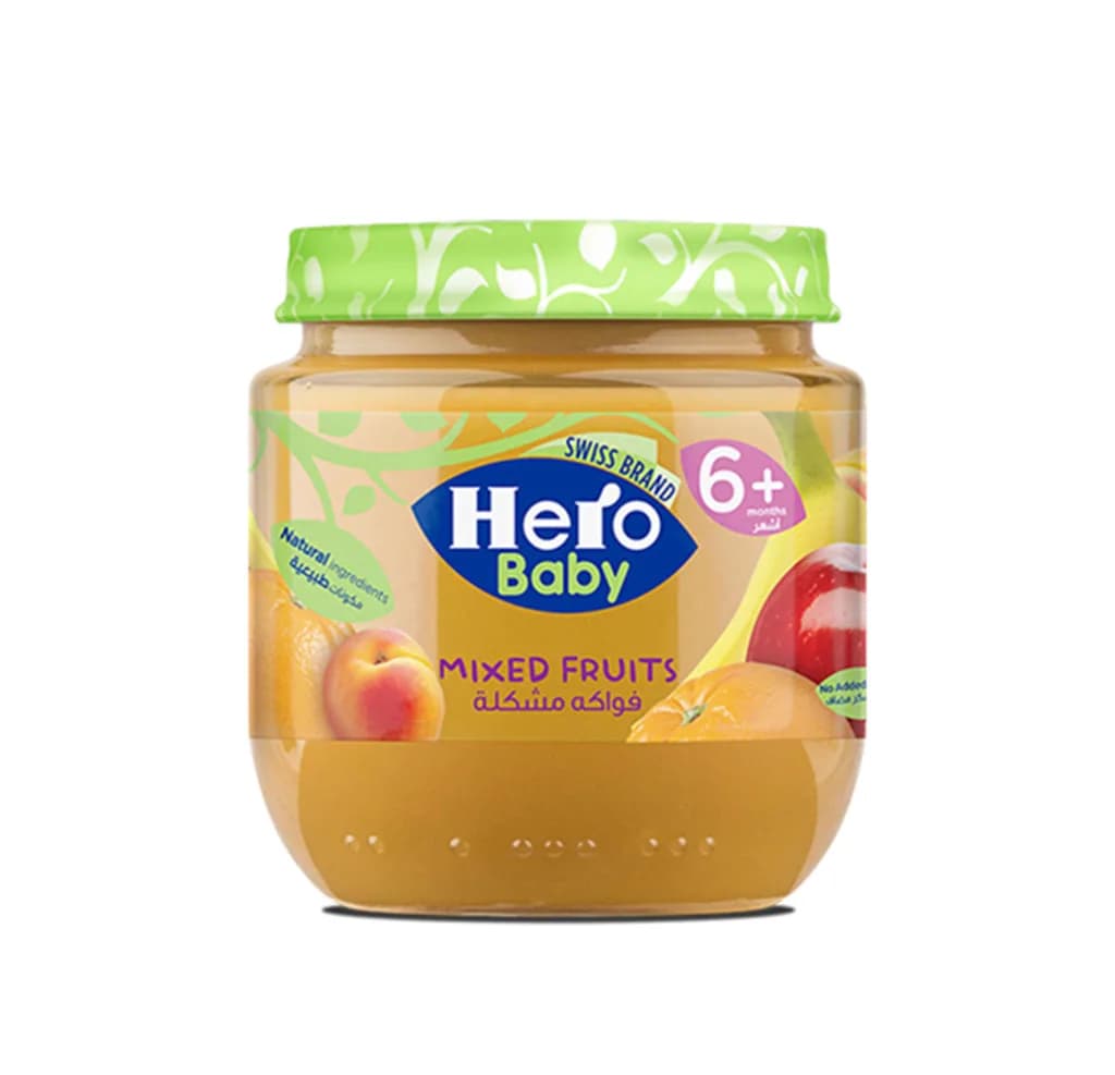HERO BABY JAR MIXED FRUITS 125GM